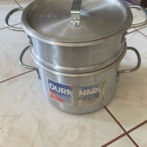 Vintage NSF Aluminum Nesting Pots Cookware